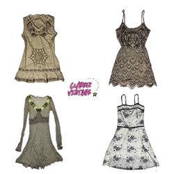 Women's Printed and Embellished Mini Dresses (CV-1..
