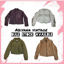 Y2K Western Leather Jackets Bundle - Fringe, Cropp..