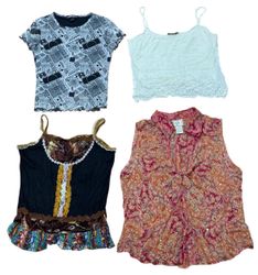 Y2K Tropical Tops 10 pcs At 1384