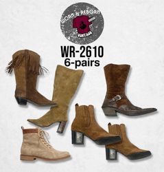 Suede leather Cowboy boots WR-2610