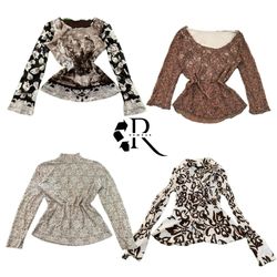 Y2K Nature Vibe Girl Full Sleeve Tops RW-2385