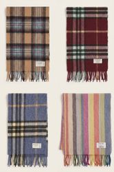 Edinburgh Scarves Wool Blend Plaid & Tartan styles