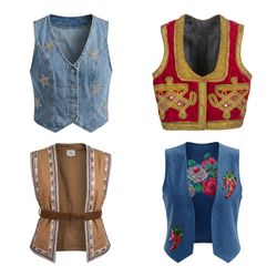 Y2K Denim Vest