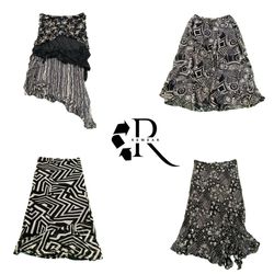 Y2K Brightney Era Girl Poly Midi Skirt RW-2297