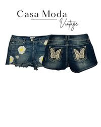 280826-10 Denim micro shorts 15 pcs