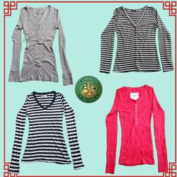 Ladies Long Sleeve Tops | XS to M | Hollister, Hil..