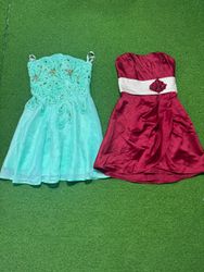 Yv1521 Party Dresses With Ruffled and Sequin Detai..