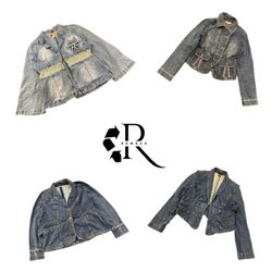 Y2K unique Girl Denim Jacket RW-2411