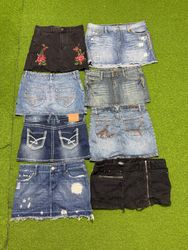 Yv1528 Women Denim Mini Skirts Bundle 15P