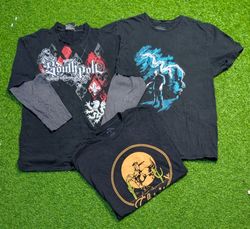 6669 - Vintage Style Half and Full Sleeves T-Shirt..