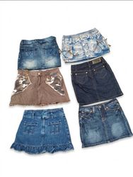 Y2k Denim mini skirts bundle (VM-198)