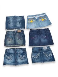 Vintage Master Women's Y2K Denim Skirt Assortment