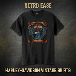 Premium Harley-Davidson Vintage Graphic Shirts | R..