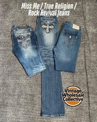 🔴 Miss Me / True Religion / Rock Revival Jeans - ..