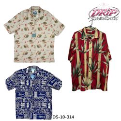Short Sleeve Printed Hawaiian Shirts (DS-10-314)