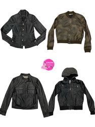 Y2K unique leather jackets