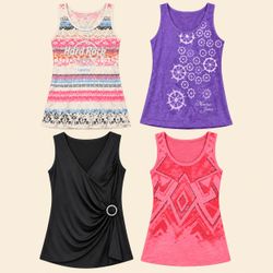 Y2K Vintage Printed & Statement Tank Tops