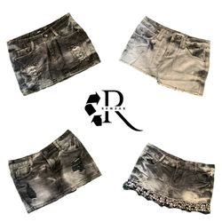 Y2K Unique Denim Mini Skirts RW-2600