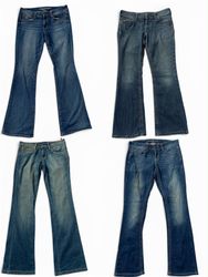 Vintage Women’s Y2K Flared & Bootcut Denim Jeans M..