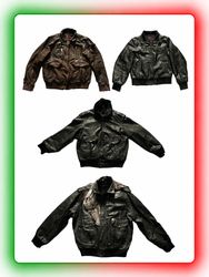 Men’s Vintage Genuine Cow Leather Jackets – A-2 In..