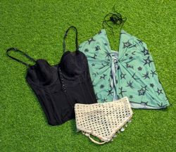 6883 - Y2K Style Cami Tops