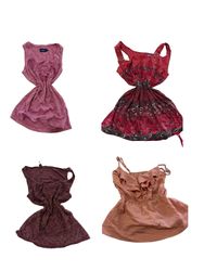 Y2K Pink Ditsy Print Camisoles-ST-358