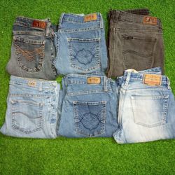 DIESEL AND OTHER BRAND JEANS WOMAN WEAR (B112)