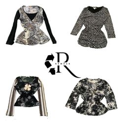 Y2K Unique Girl Printed Full Sleeve Tops RW-2250