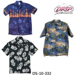 Short Sleeve Printed Hawaiian Shirts (DS-10-332)