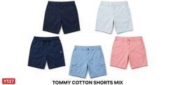 Tommy Hilfiger Cotton and Cargo Shorts Selection