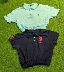 7792 - US Polo Upcycled Crop Tee