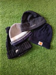 Mixed Branded Beanies Wholesale Lot – Carhartt, Ni..