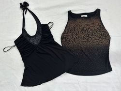 Y2K Tank Top Mix Blouse B# 494