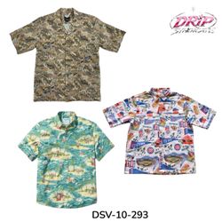 Lote de camisas hawaianas de manga corta con estam..