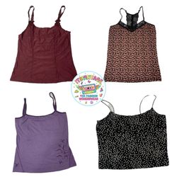 Lace & Leopard Y2K Cami Tops Edit | VR-426