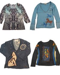 Y2K Miss Sixty Replay Long Sleeve T-shirts.(TR-107..