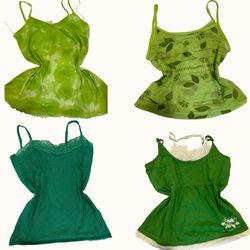 Y2K Forest Fairy Cami Tops - ST-077