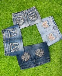 Y2K Embroidered Skirts