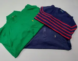 Ralph Lauren Sweaters – Cable Knit, 1/4 Zip, Round..