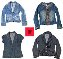 DESIGNER WOMEN'S JACKETS FABRICS INCLUDED DENIM,CO..