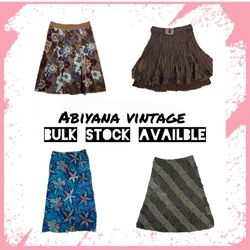 Y2K Boho Skirts - Vintage 90s Floral, Patchwork & ..