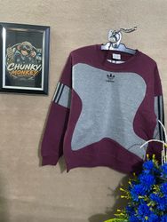 upcycle authentic Adidas sweashirts 🐒🐒🐒