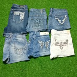 VIGOSS AND OTHER BRAND MINI MICRO SHORTS (C 361)