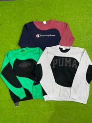 Upcycle Mixed branded sweatshirt