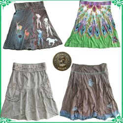 Y2K Vintage Mini & Midi Skirts Bundle Desigual Zar..