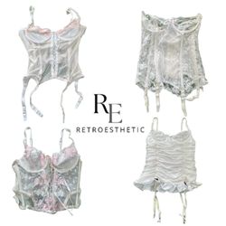Y2K Romantic Vibe Corset RE-3762