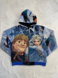 Upcycle Tapestry With hoodie Jacket