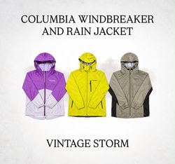 Columbia Wind Breaker And Rain Jackets