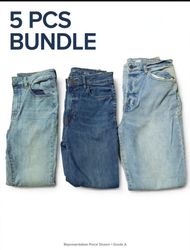 5 Pcs Jeans Bundle - Representative Piece Shown - ..