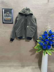 Upcycled Carhartt hooded jacket 🐒
